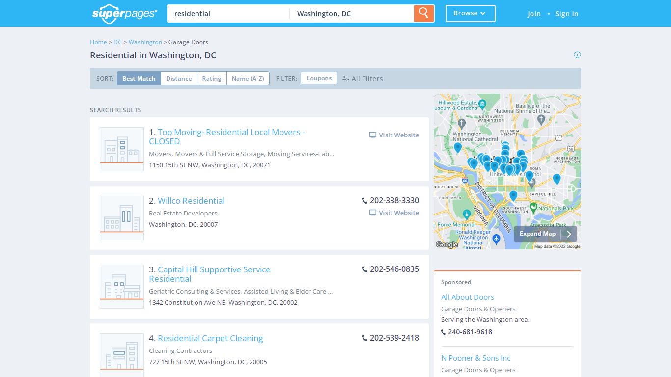 Residential in Washington, DC | superpages.com
